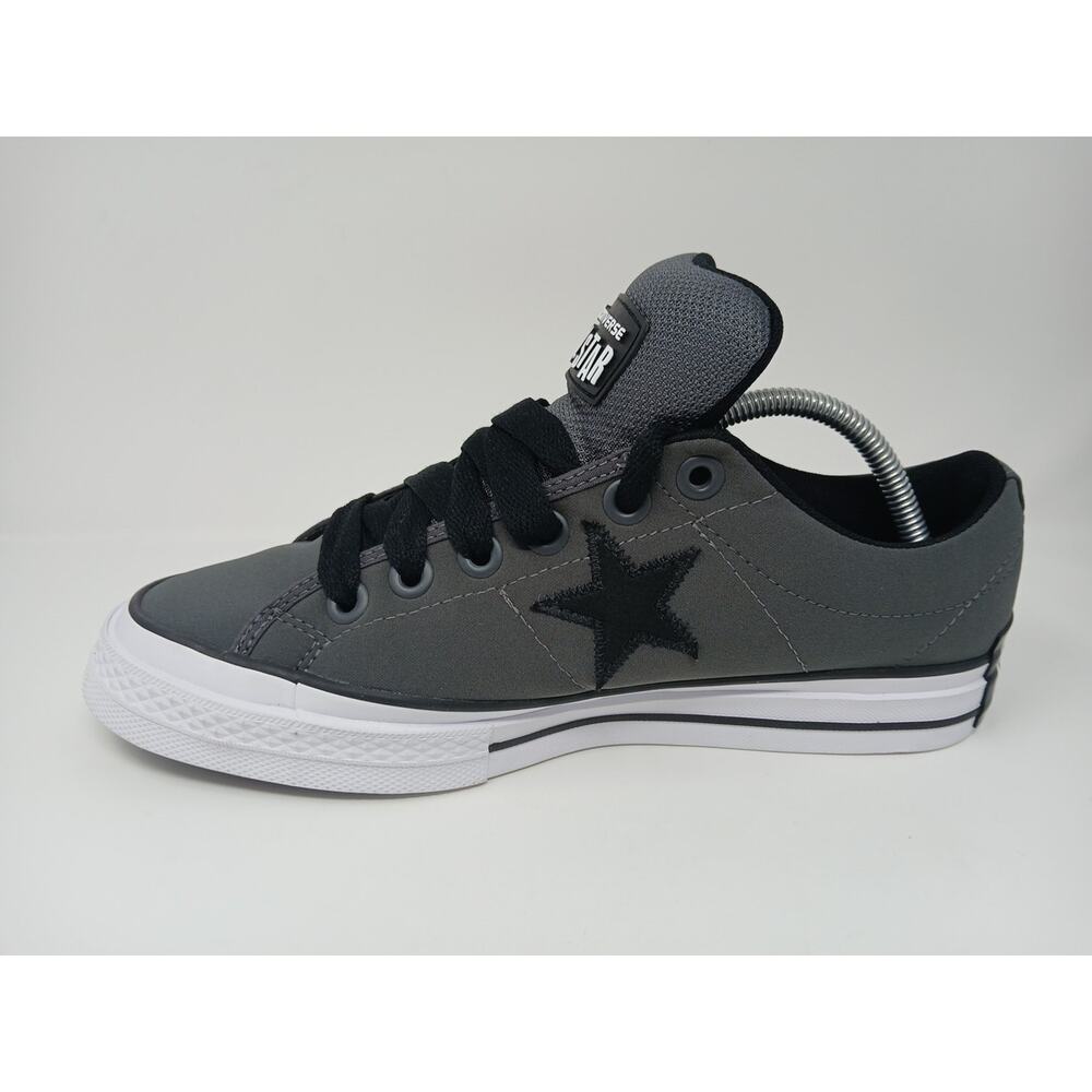 Converse Unisex Star Low Puff Dark Matter Gray Canvas Sneakers Mens 9/Women 10.5 - Picture 13 of 15